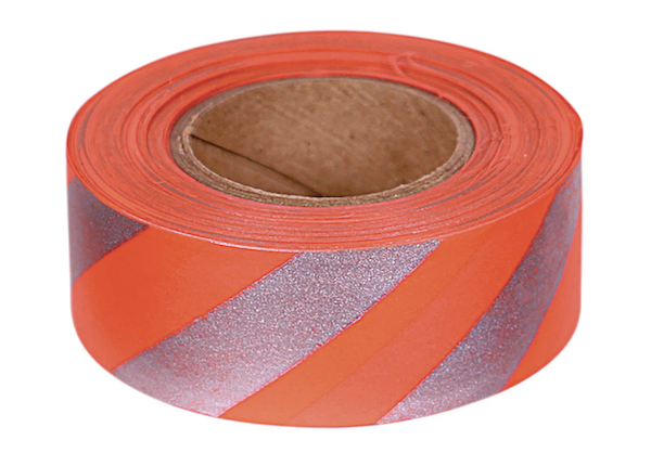 Allen Reflective Flagging Tape - Orange 1x150 ft Roll